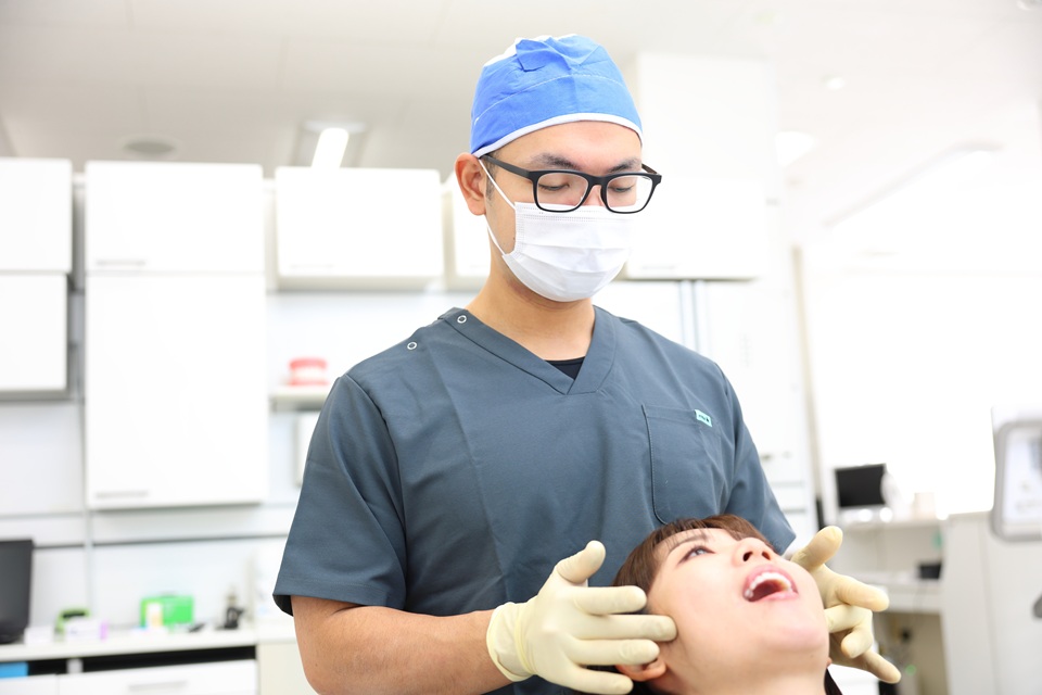 顎関節症治療風景