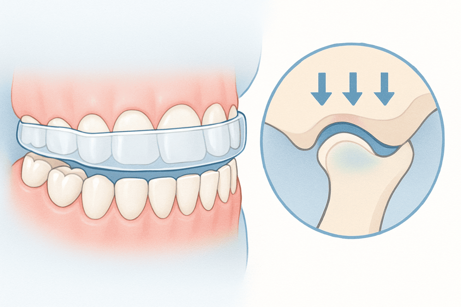 顎関節症治療に使用するマウスピース